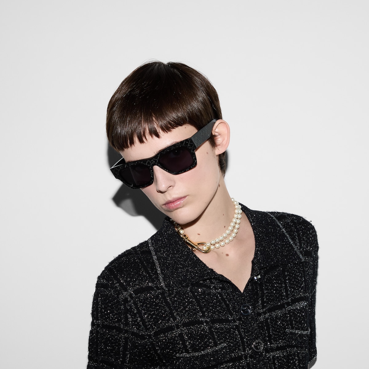 Rectangular frame sunglasses - Image 3